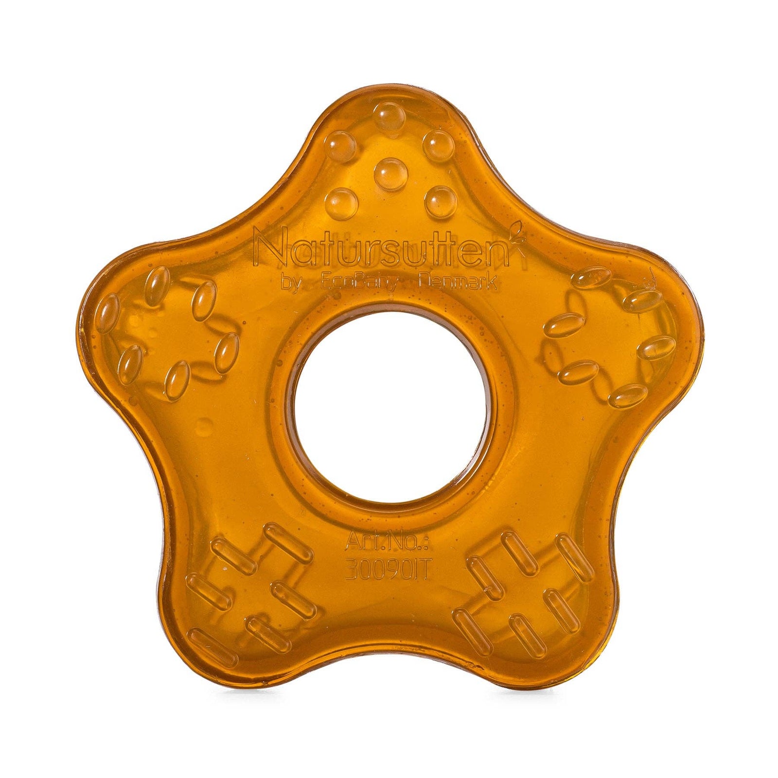 Natural Rubber Starfish Teether - Baby Dill