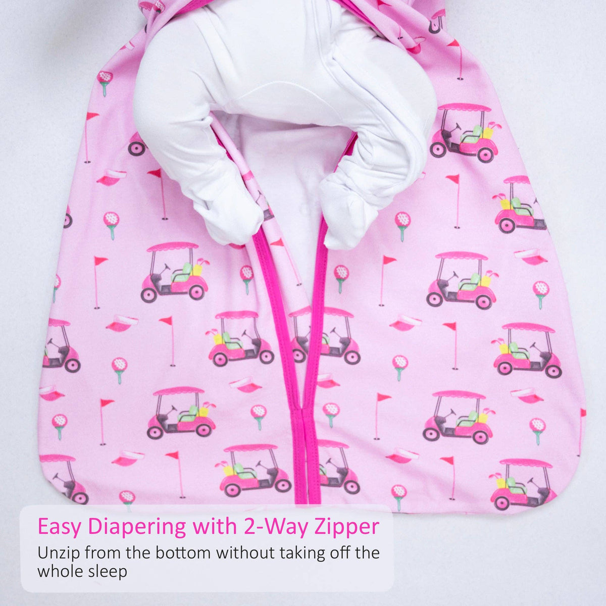 Organic Cotton Sleep Sack 0.5 TOG Lil Miss Birdie