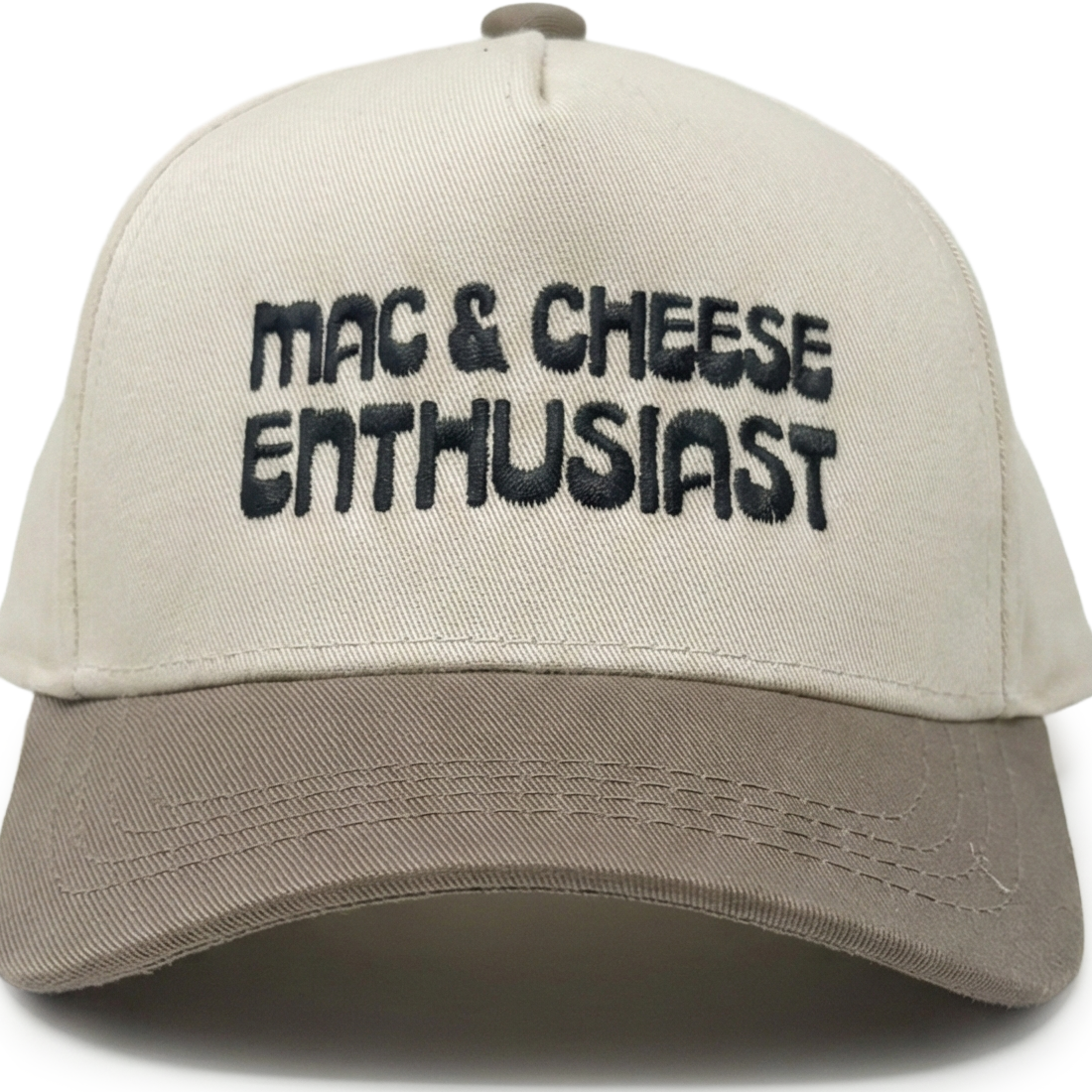 Mac & Cheese Enthusiast Toddler Hat- Khaki/Beige