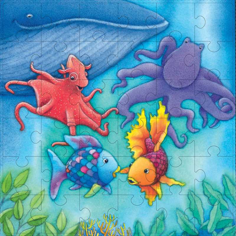 Simon & Schuster - Rainbow Fish Puzzle Box by Marcus Pfister - Baby Dill