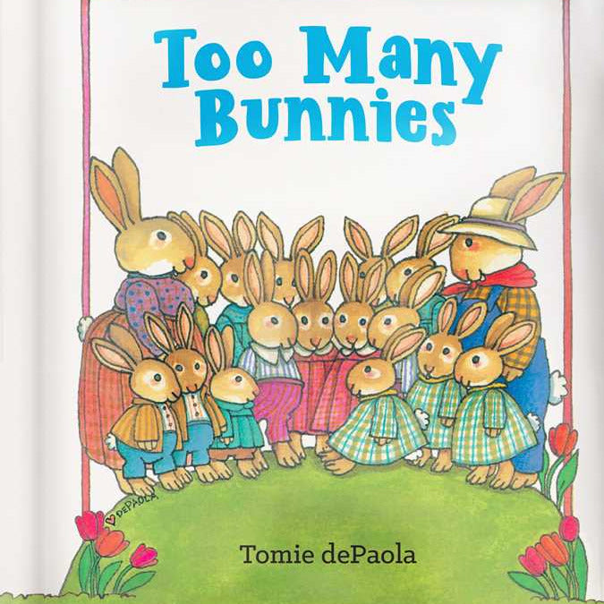 Too Many Bunnies Board Book - Baby Dill