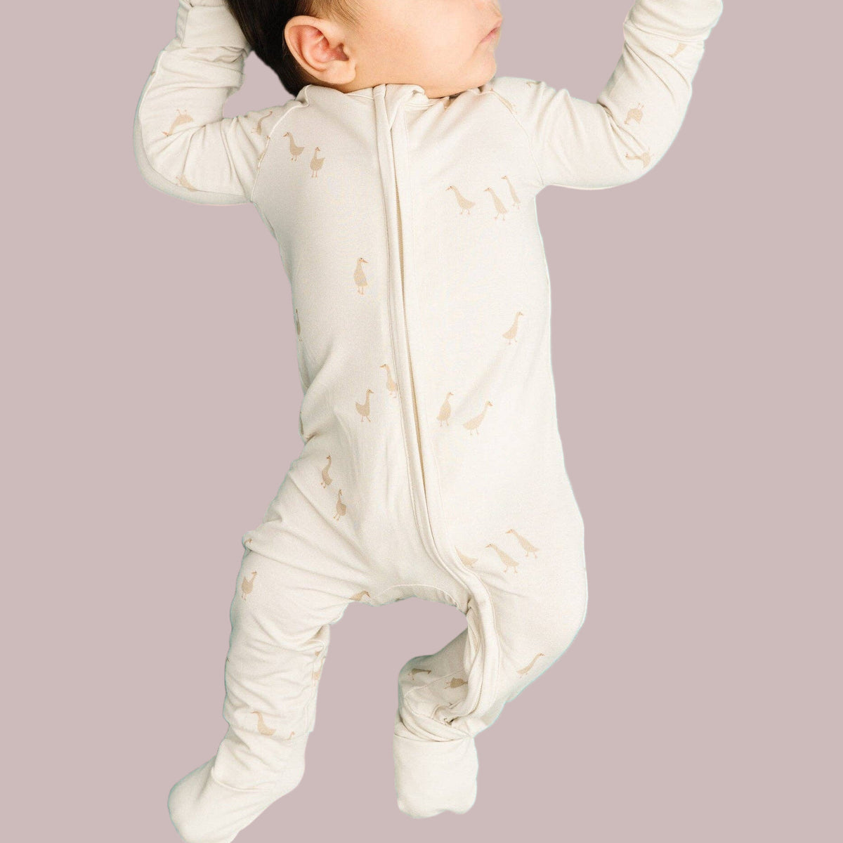 Silly Goose Bamboo Sleeper - Baby Dill