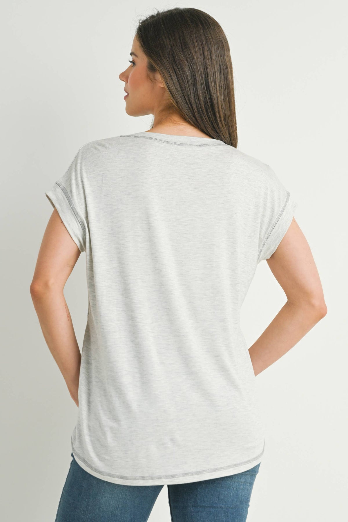 Double Layer Short Sleeve Maternity Nursing Top
