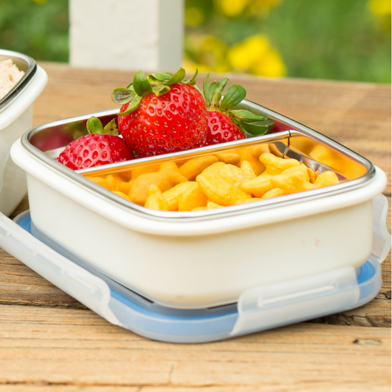 11oz Stainless Steel Divided Leakproof Snack Bento
