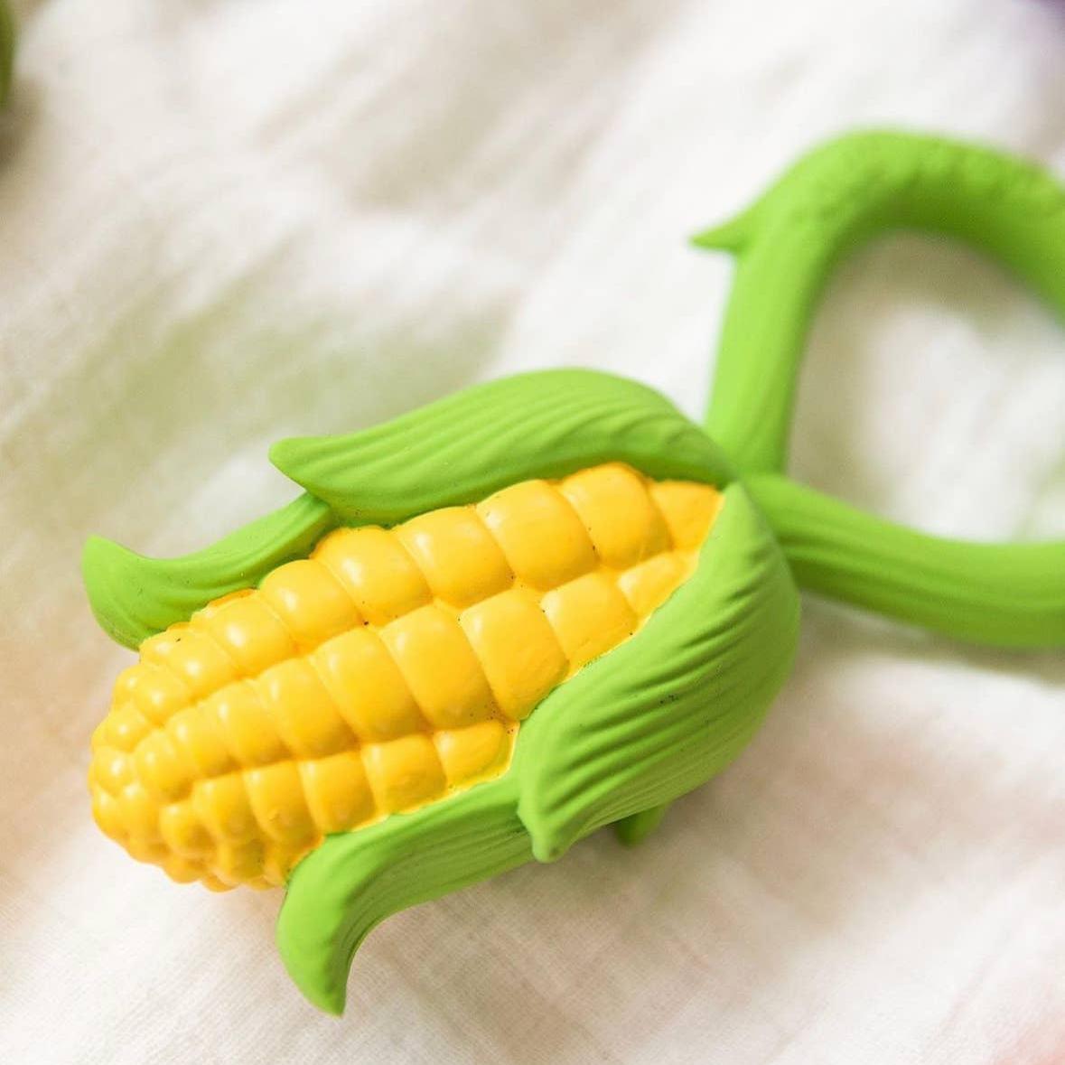Corn Rattle Teether Toy - Baby Dill