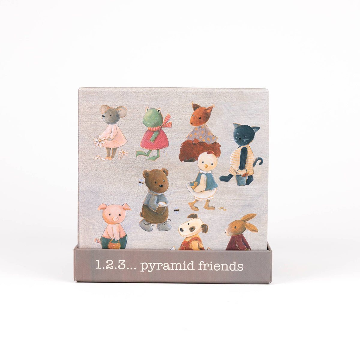 Stacking Nesting Cubes Pyramid Friends