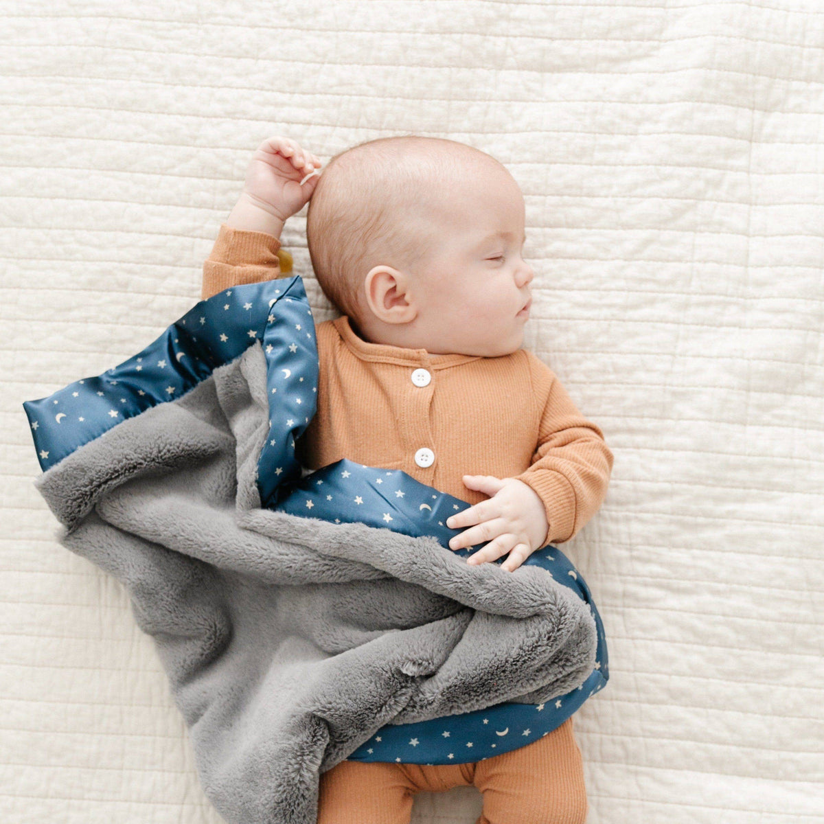 Satin Border Mini Blankets - Baby Dill