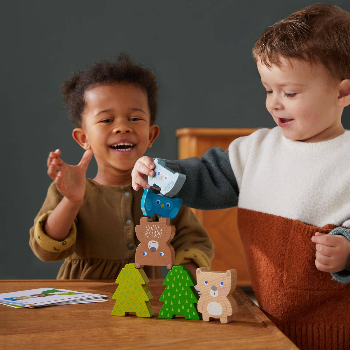 Wooden Forest Friends Stacking Toy