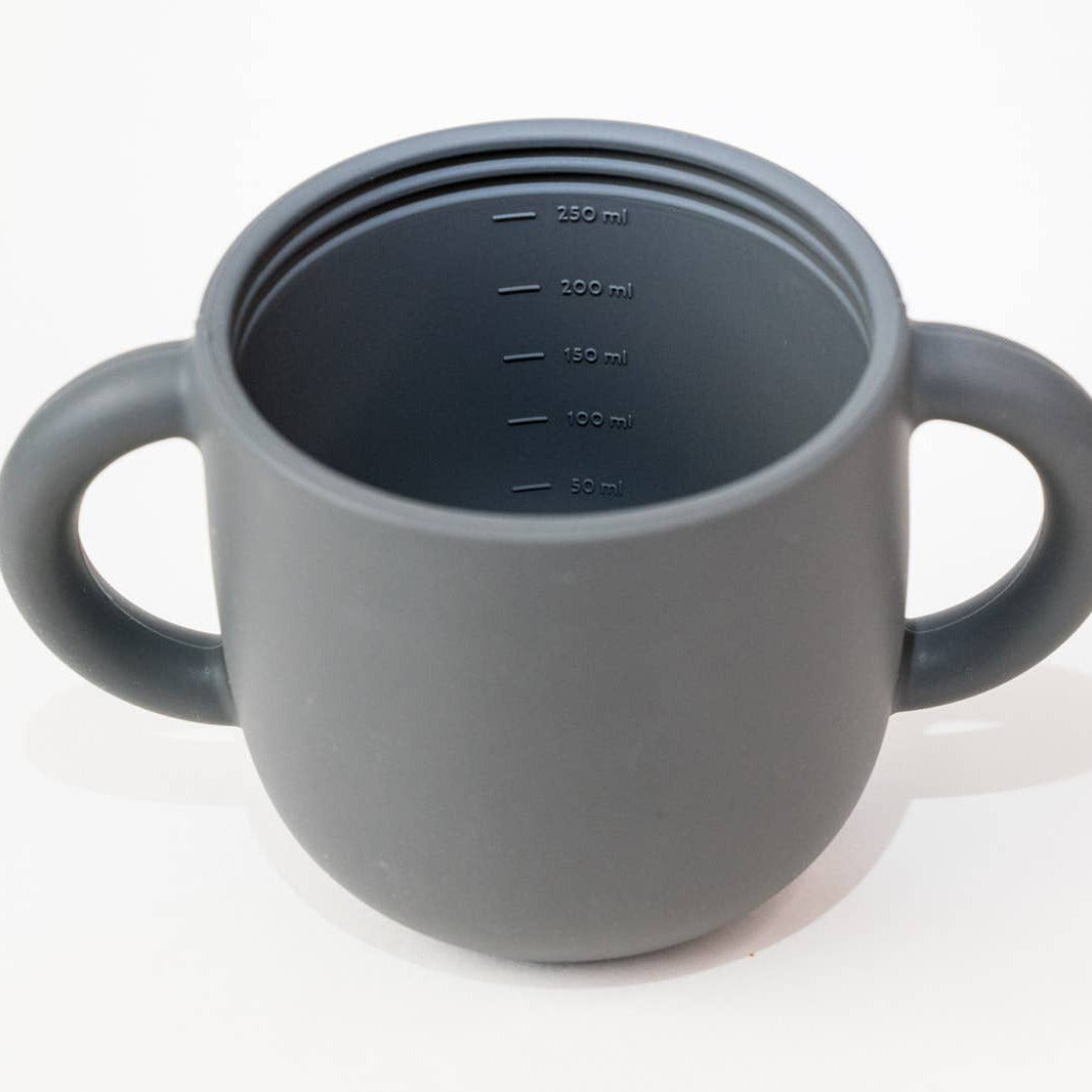 Silicone Snack Cup with Lid - Baby Dill