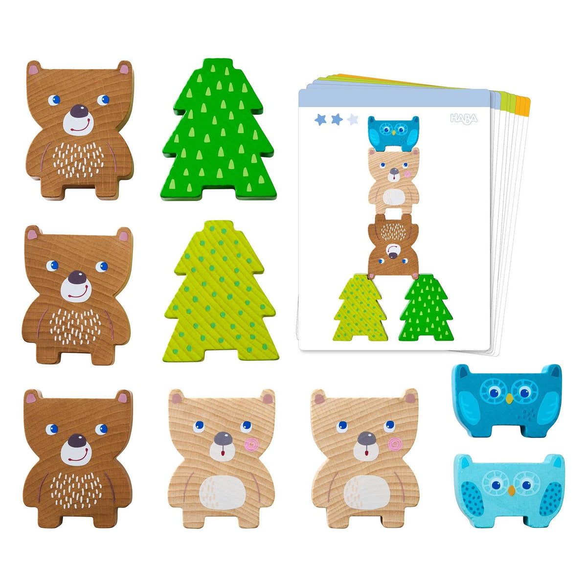 Wooden Forest Friends Stacking Toy