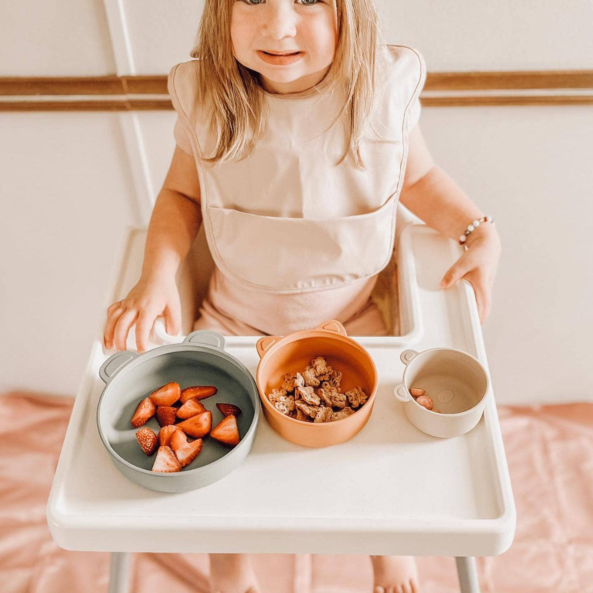 Smock Bib (2-pc) Long &amp; Short Sleeve Set