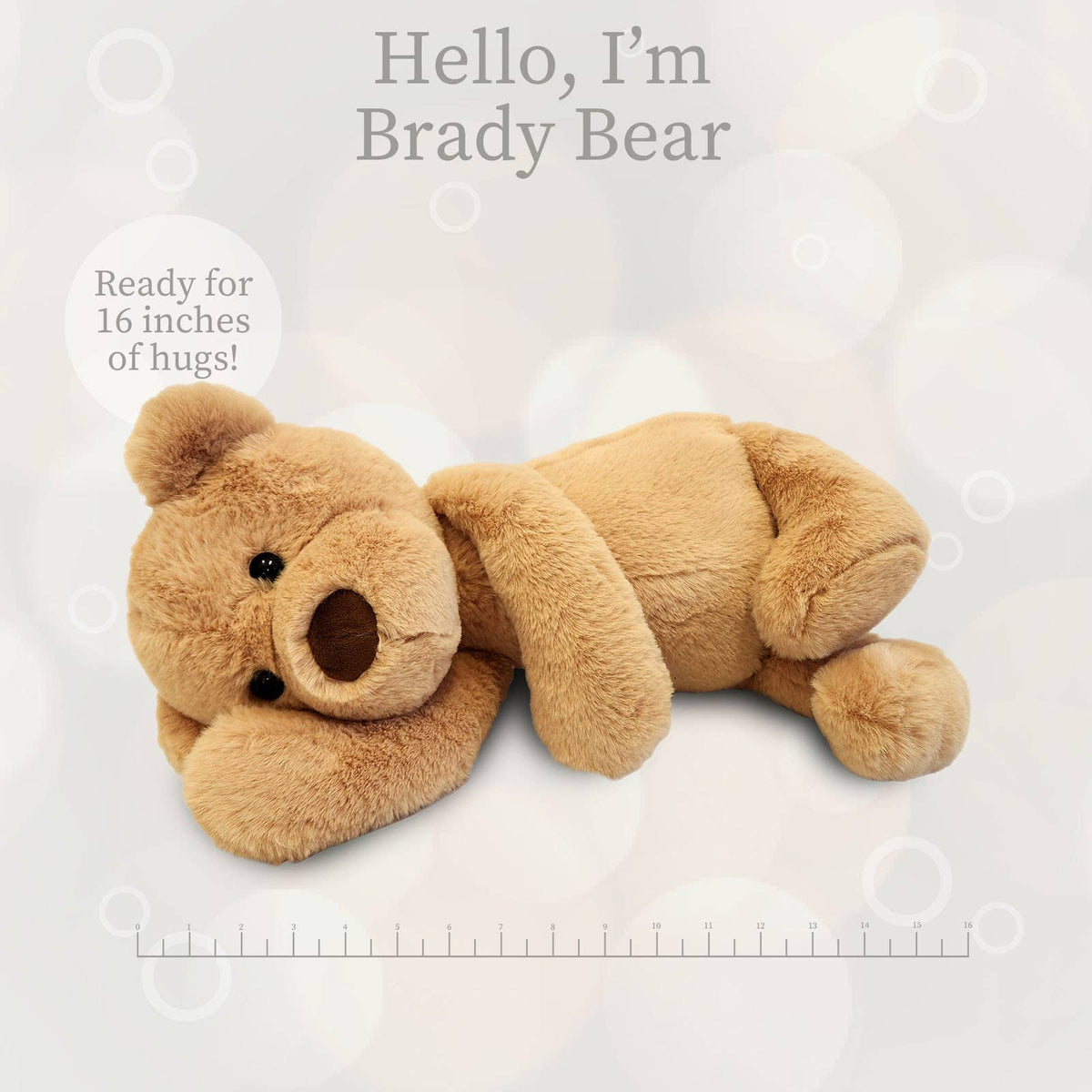 Brady Tan Bear Plushie