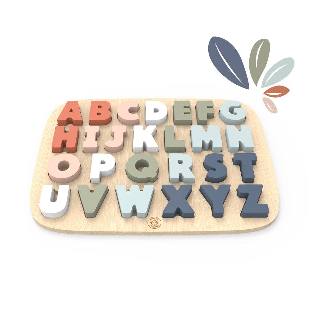 Wood Alphabet Puzzle - Baby Dill