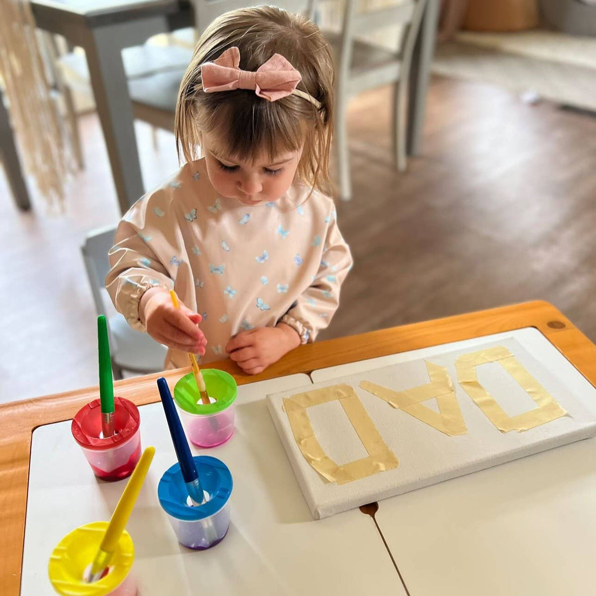 Smock Bib (2-pc) Long &amp; Short Sleeve Set