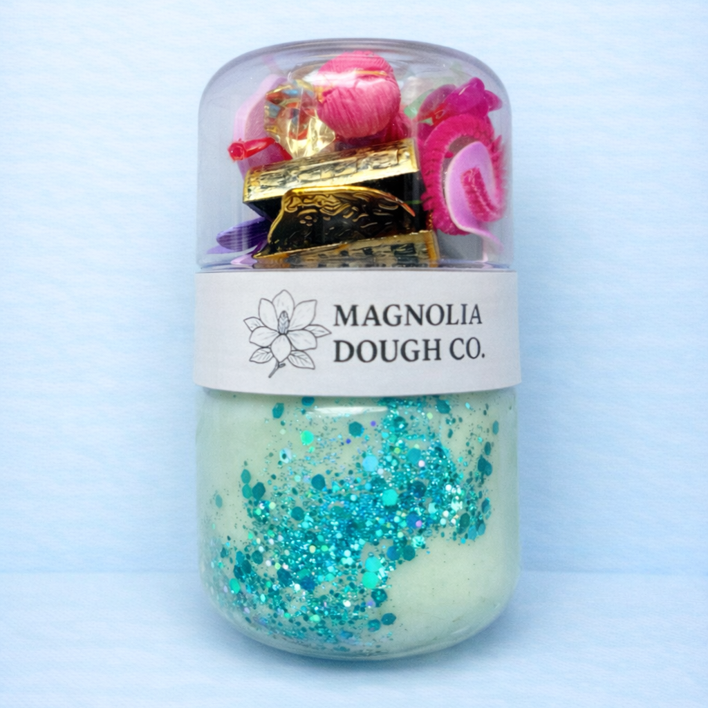 Sensory Play Dough Jar | Mess-Free Mermaid Toy 