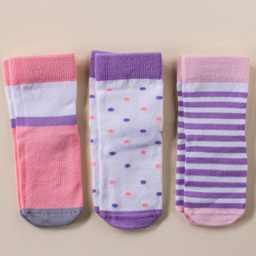 Caroline - Non-Slip Baby Socks - Baby Dill