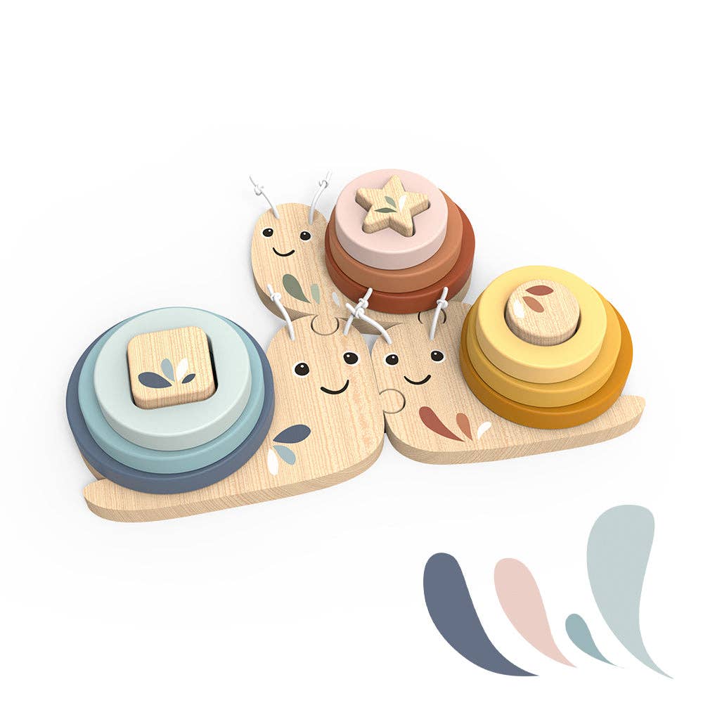 Wood Snail Educational Game - Baby Dill