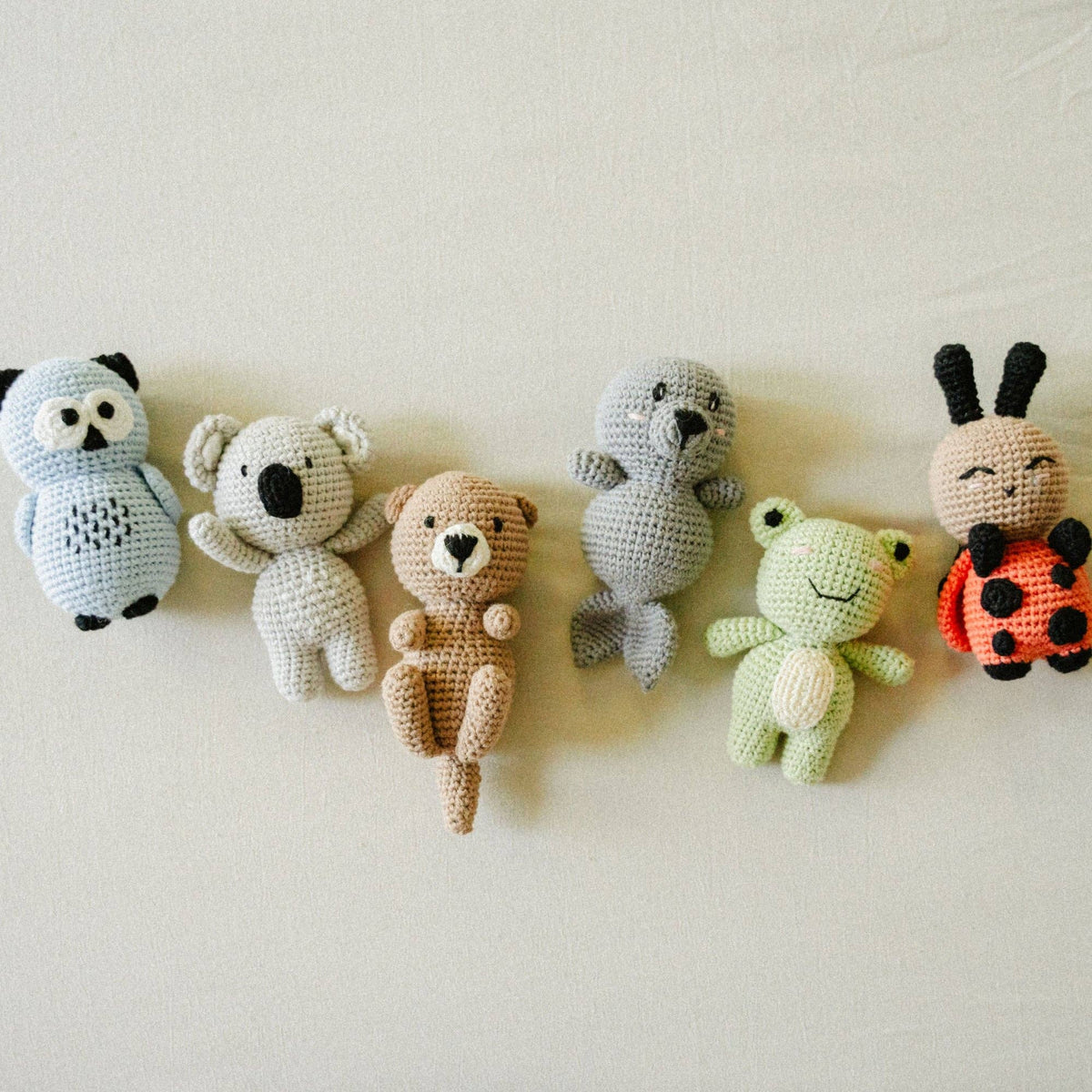 Georgie the Groggy Froggy Crochet Rattle