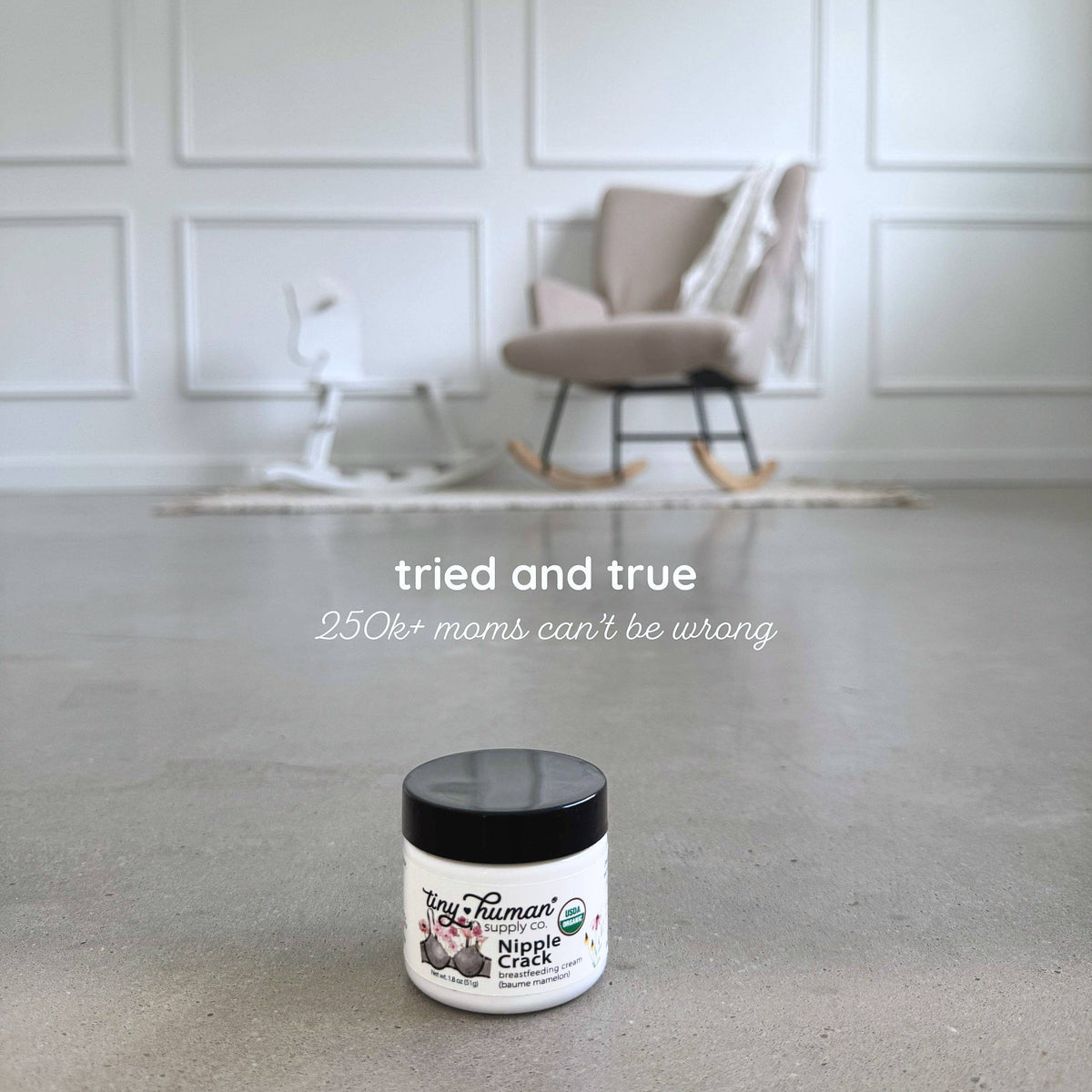 Tiny Human Supply Co. - Nipple Crack™ Organic Nipple Balm 1.8oz - Baby Dill