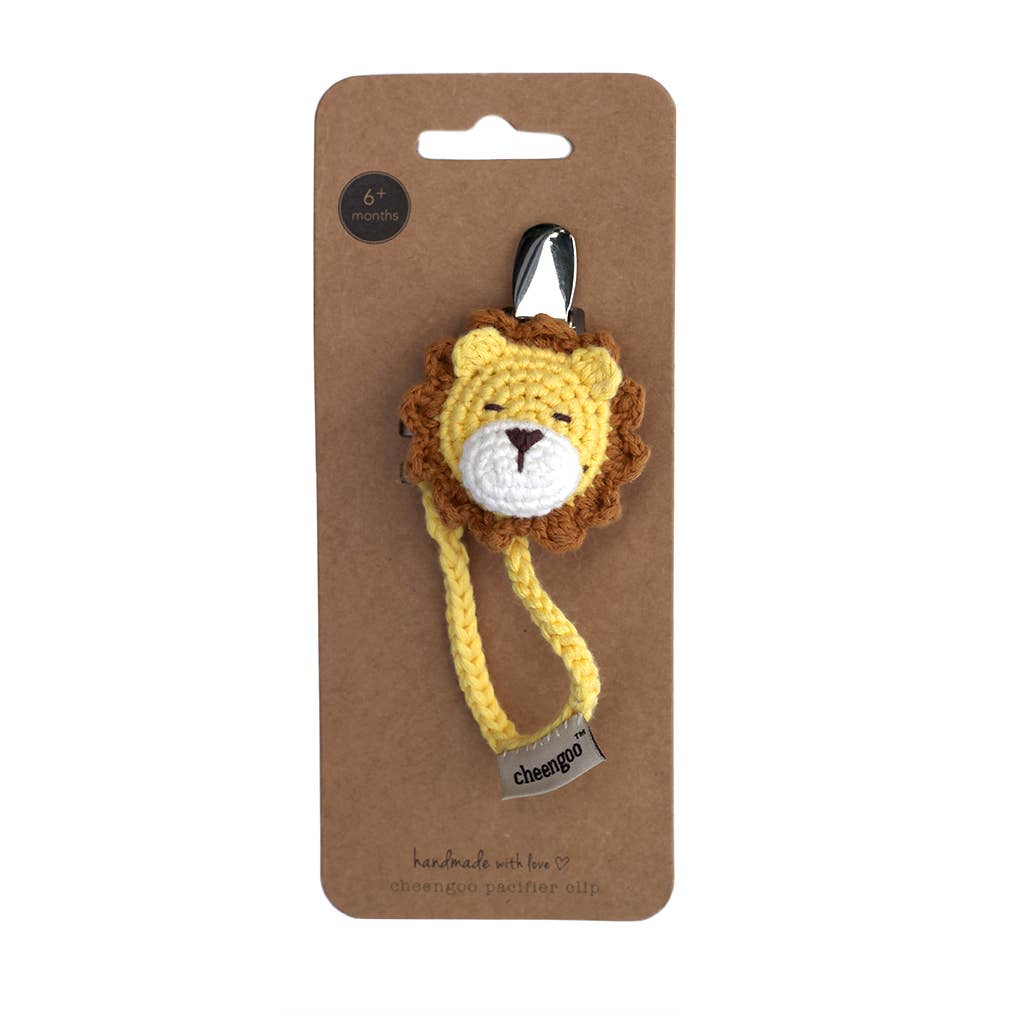 Pacifier Clip - Lion - Baby Dill