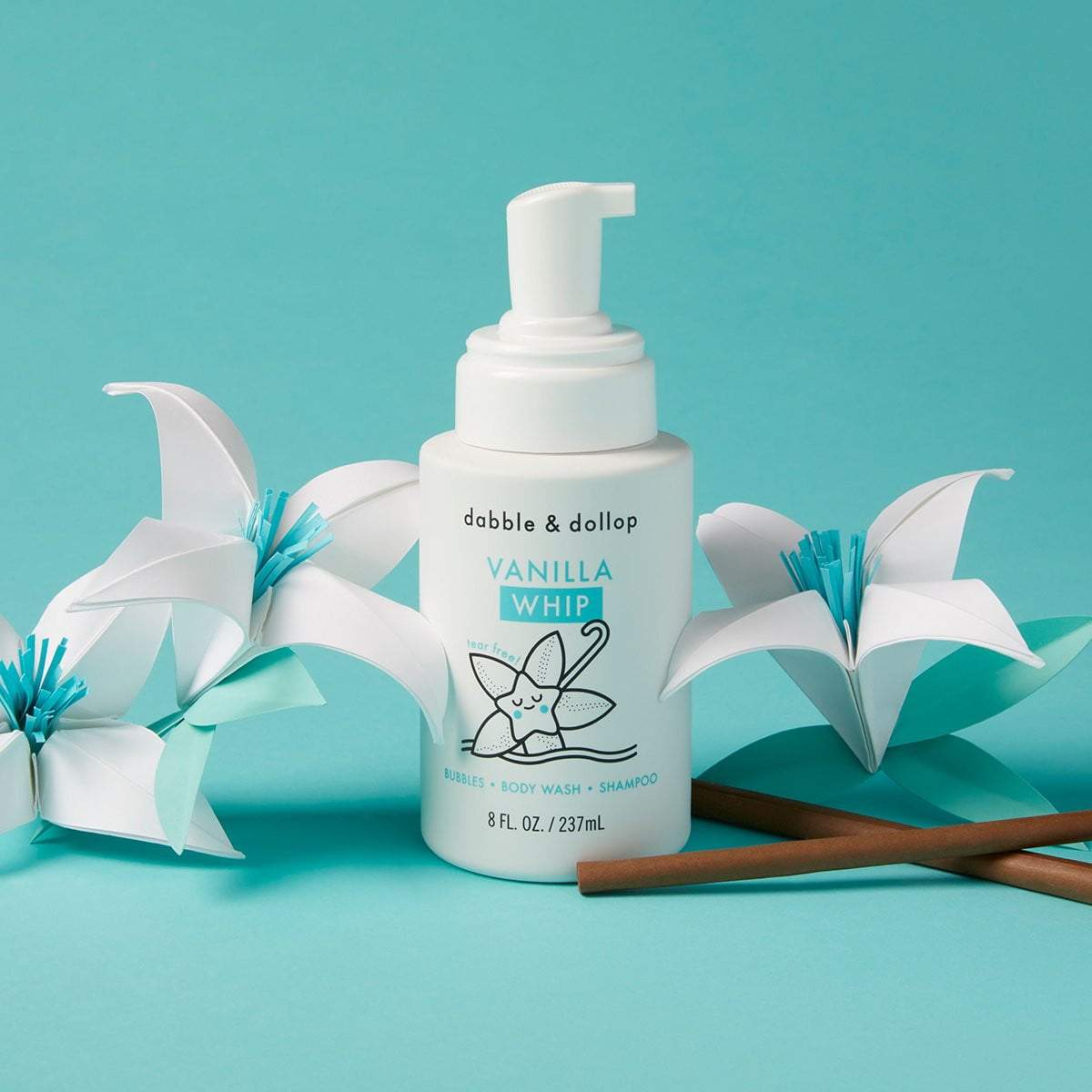 All-Natural Vanilla Foaming Shampoo &amp; Body Whip