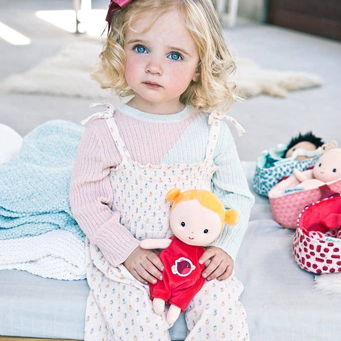 Janod - Agathe Baby | Doll & Carrier | Pretend Play | 12 Months+ - Baby Dill