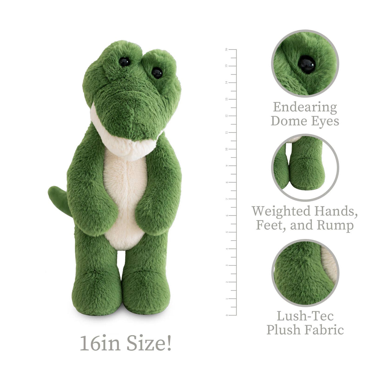 Arty Alligator Plush Stuffed Animal
