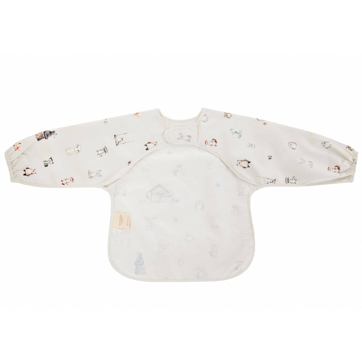 Smock Bib for Baby & Toddler Long Sleeve (Woodlands) - Baby Dill