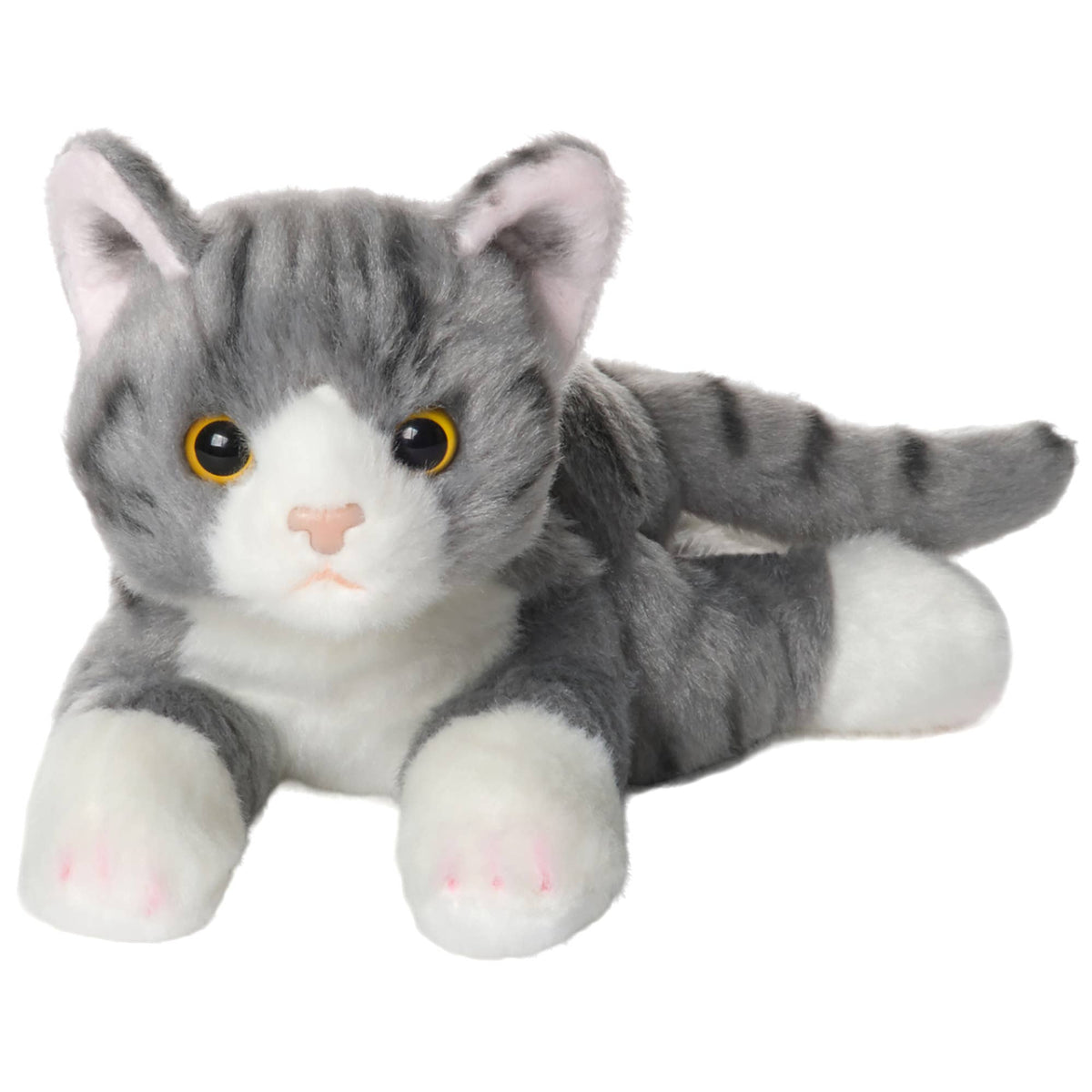 Lil&#39; Socks the Gray Cat Kitty Cat Plushie - Baby Dill
