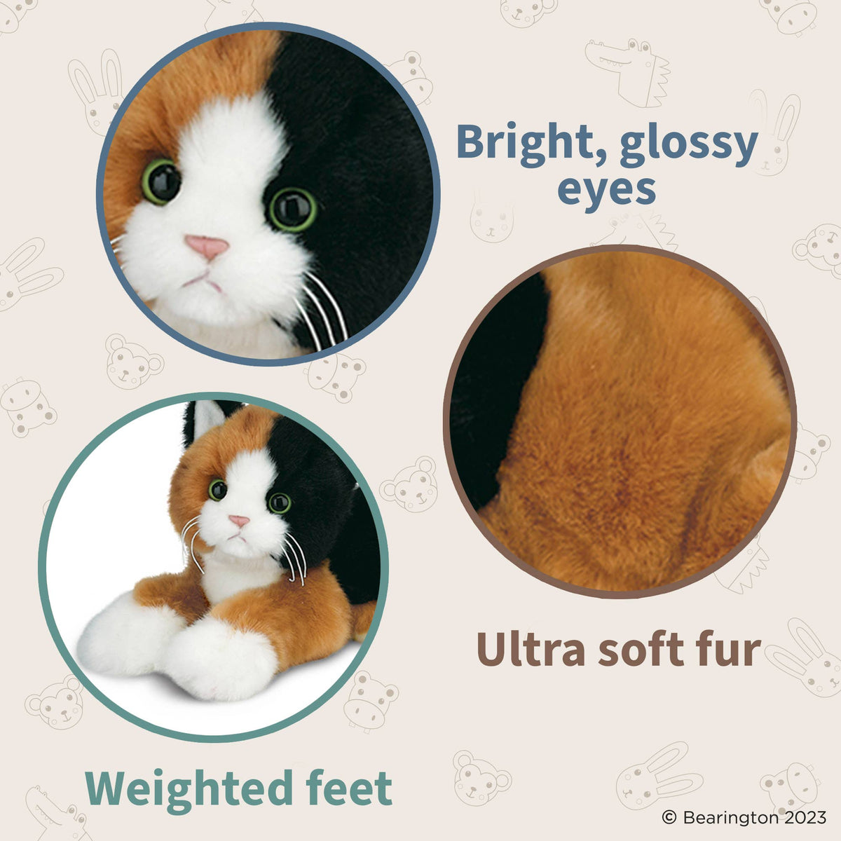 Lil&#39; Callie the Calico Kitty Cat Stuffie - Baby Dill