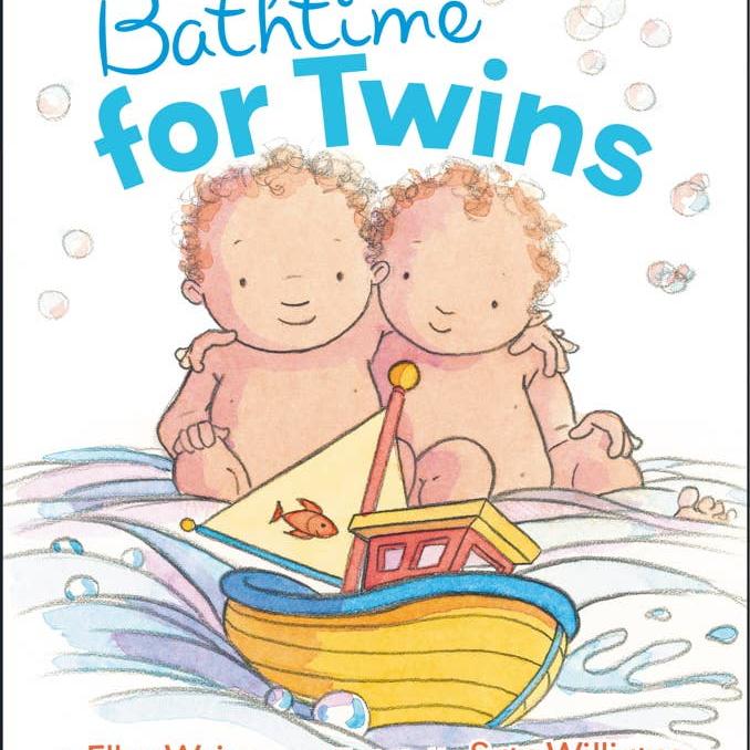 Bathtime for Twins Board Book - Baby Dill