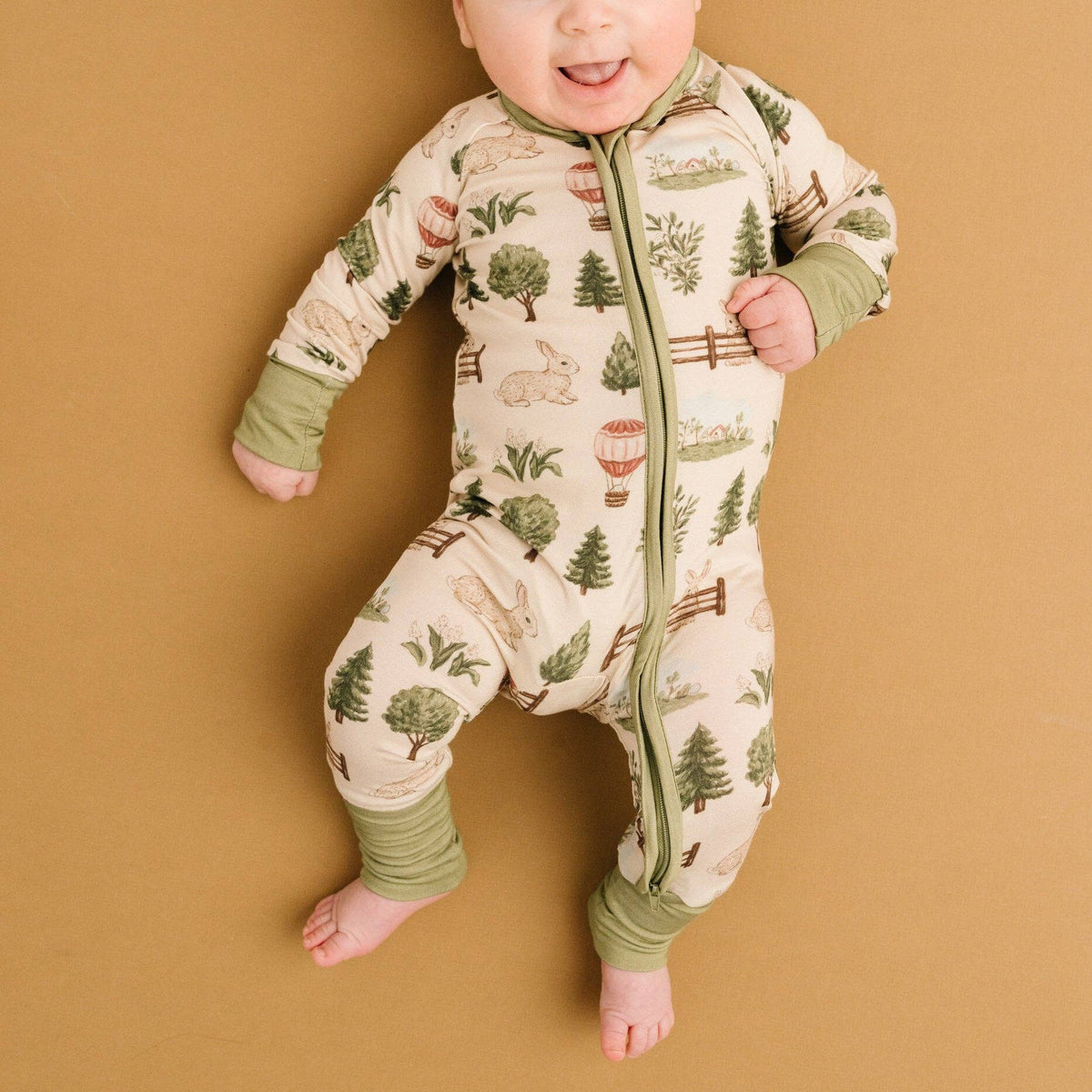 Little One Shop - Woodland Countryside Bamboo Sleeper - Baby Dill