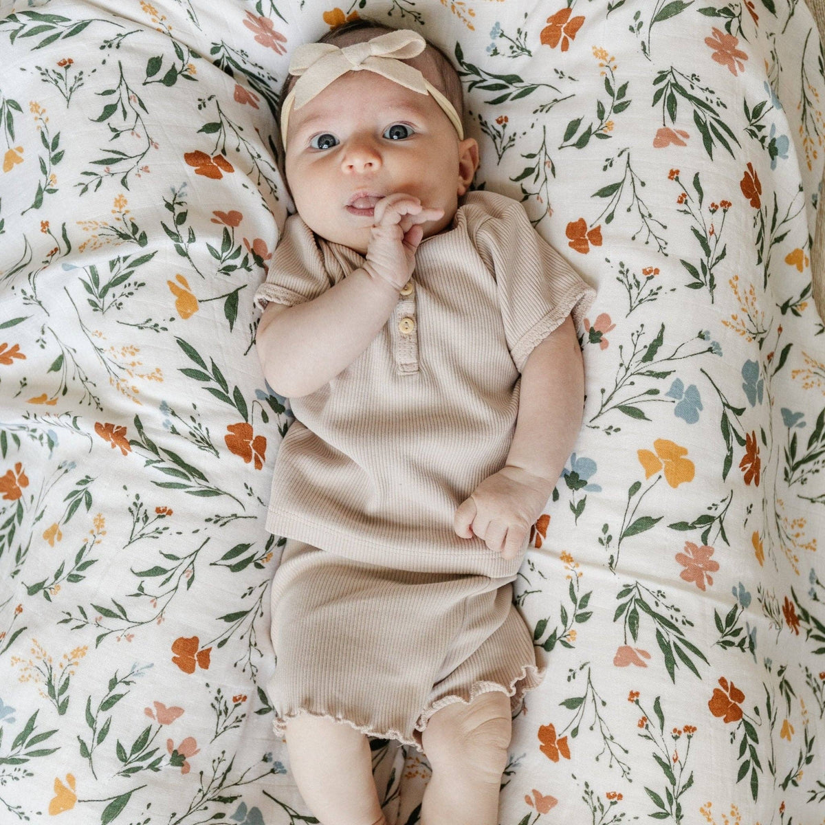 Bamboo Muslin Rayon Swaddle - Baby Dill