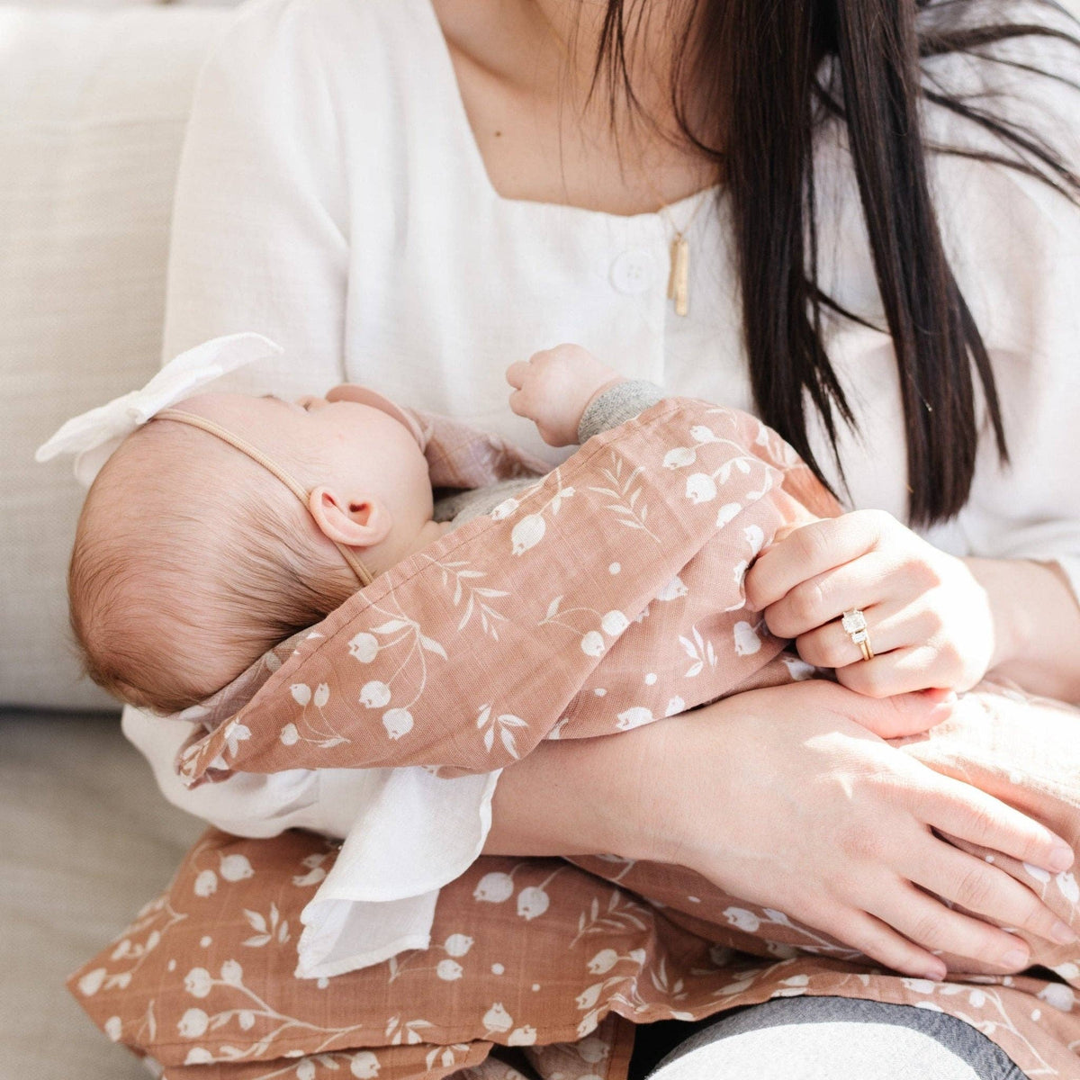 Cotton/Muslin Swaddles - 2 pack