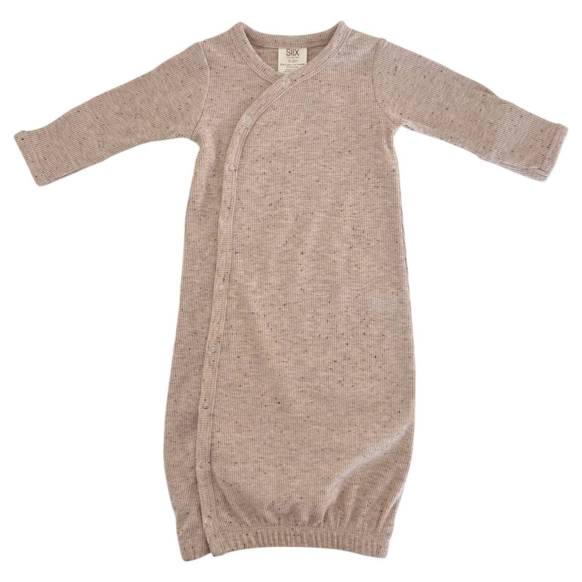 SIIX Collection - Tan Speckle / Gown - Baby Dill