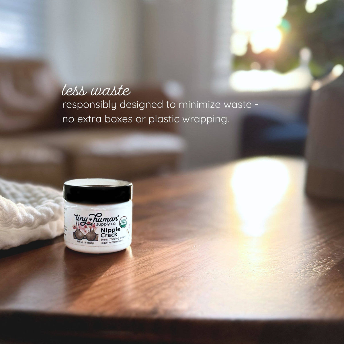 Tiny Human Supply Co. - Nipple Crack™ Organic Nipple Balm 1.8oz - Baby Dill