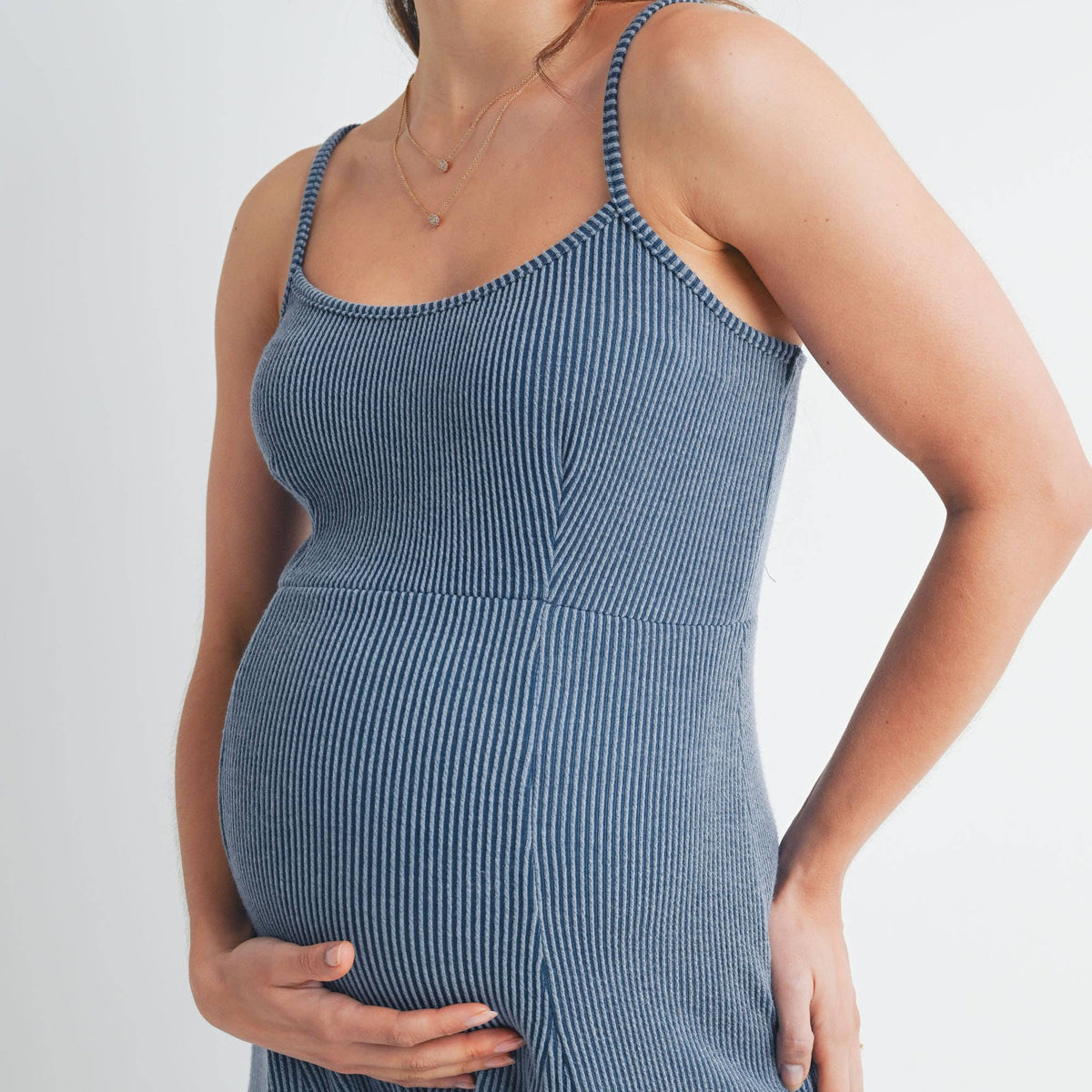 Maternity Ribbed Skater Dress