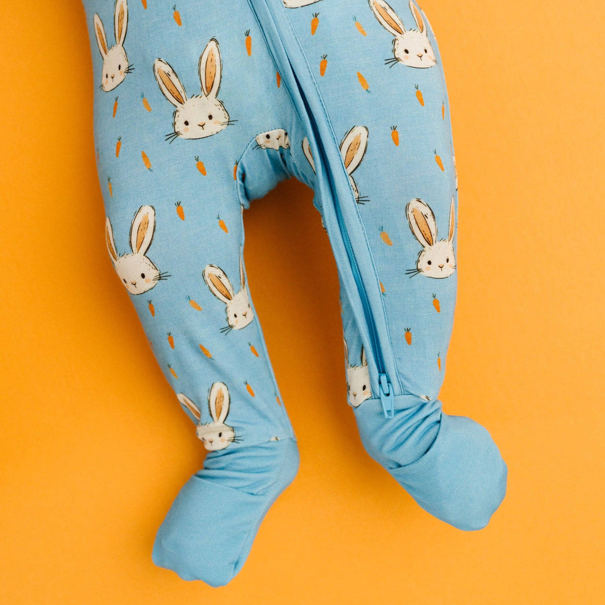 Little One Shop - Garden Bunny Bamboo Sleeper - Baby Dill
