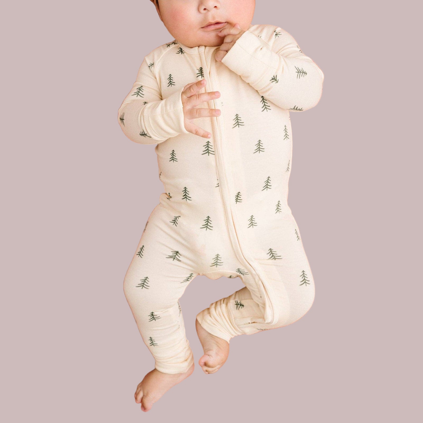 Pine Forest Bamboo Sleeper - Baby Dill