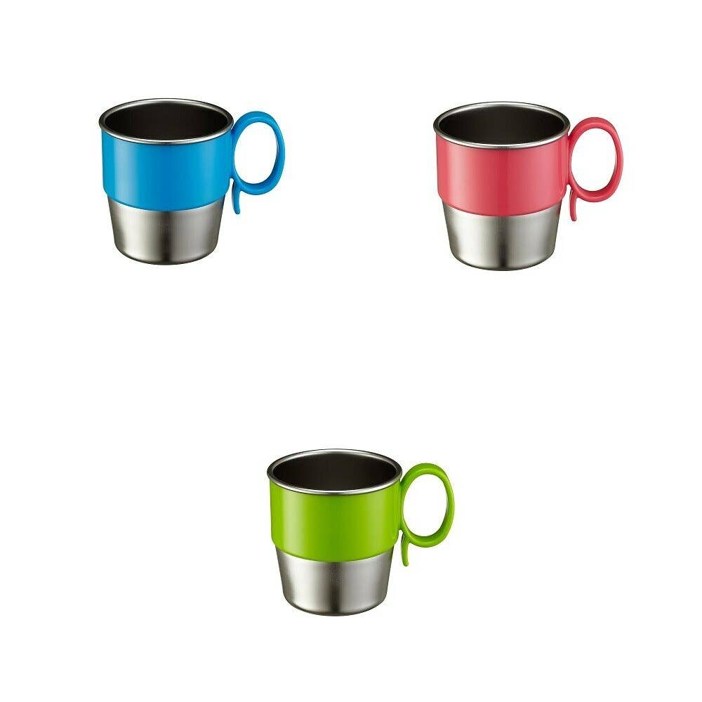 9oz Stainless Steel Toddler Kid Cup w/ Handle -Training Cup