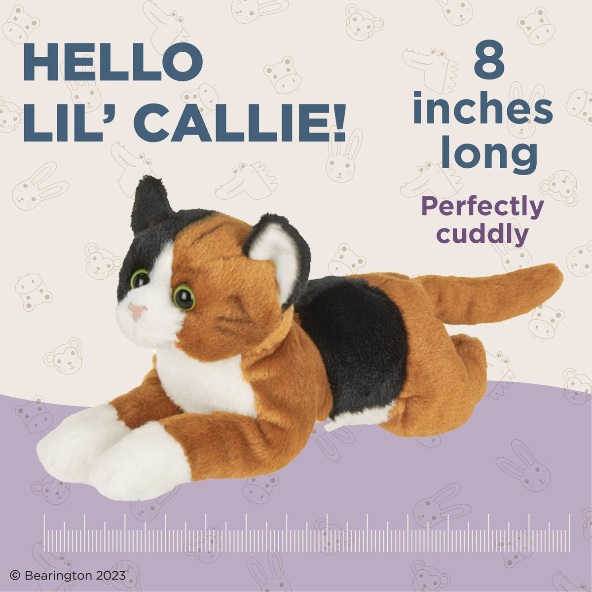 Lil&#39; Callie the Calico Kitty Cat Stuffie - Baby Dill