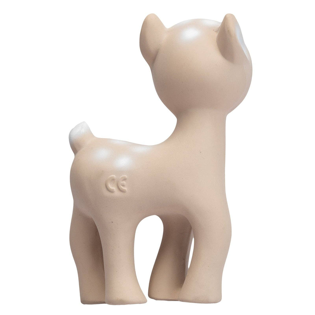 Deer Natural Rubber Teether, Rattle & Bath Toy