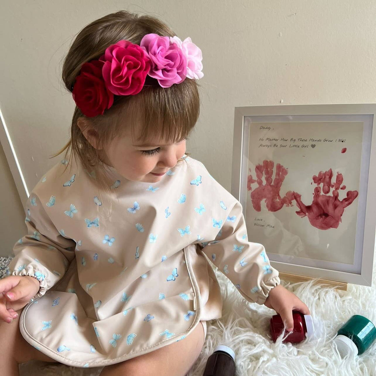 Smock Bib (2-pc) Long &amp; Short Sleeve Set