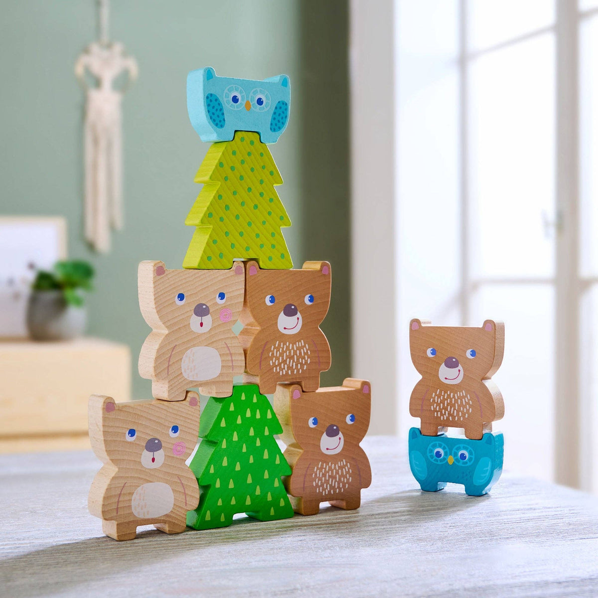 Wooden Forest Friends Stacking Toy