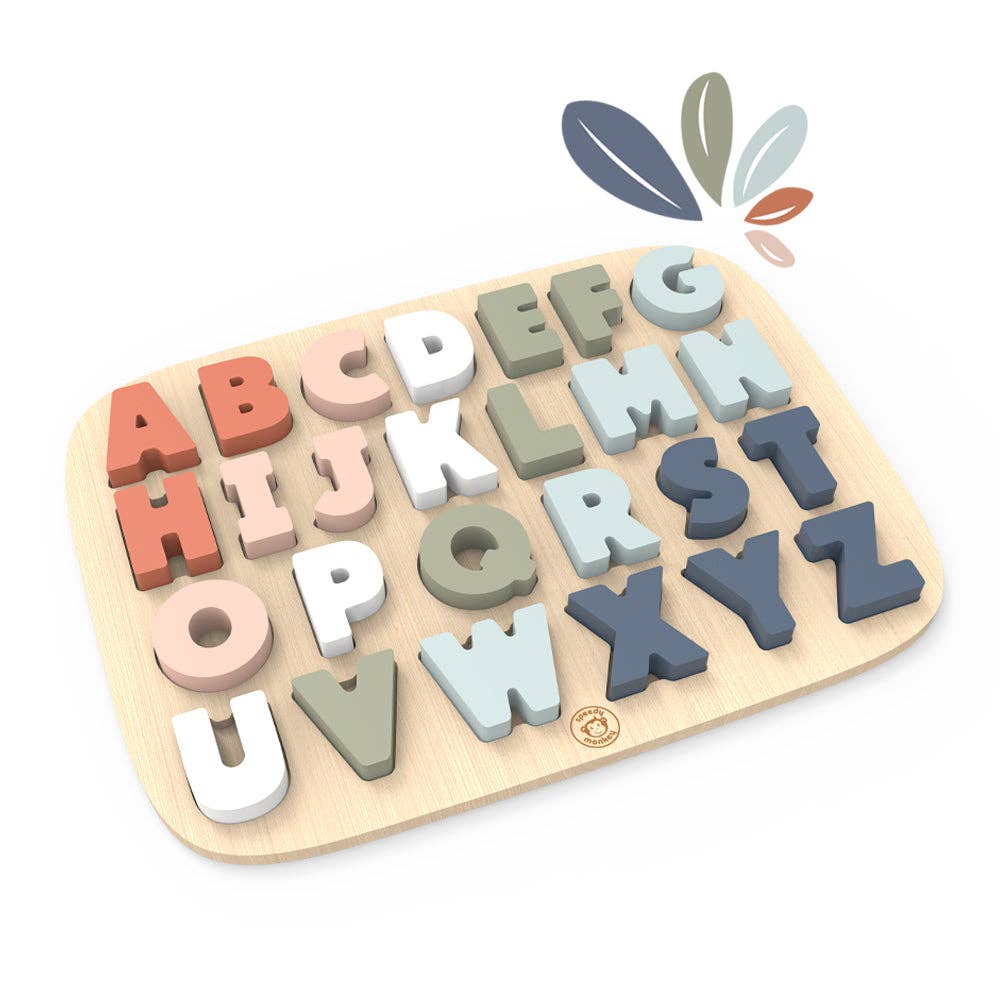 Wood Alphabet Puzzle - Baby Dill
