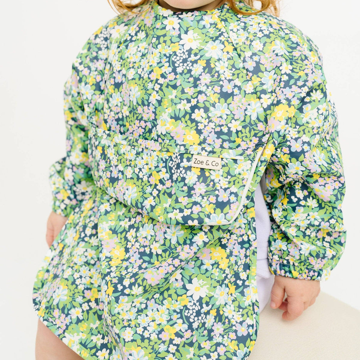 Breezy Floral Long Sleeve Bib