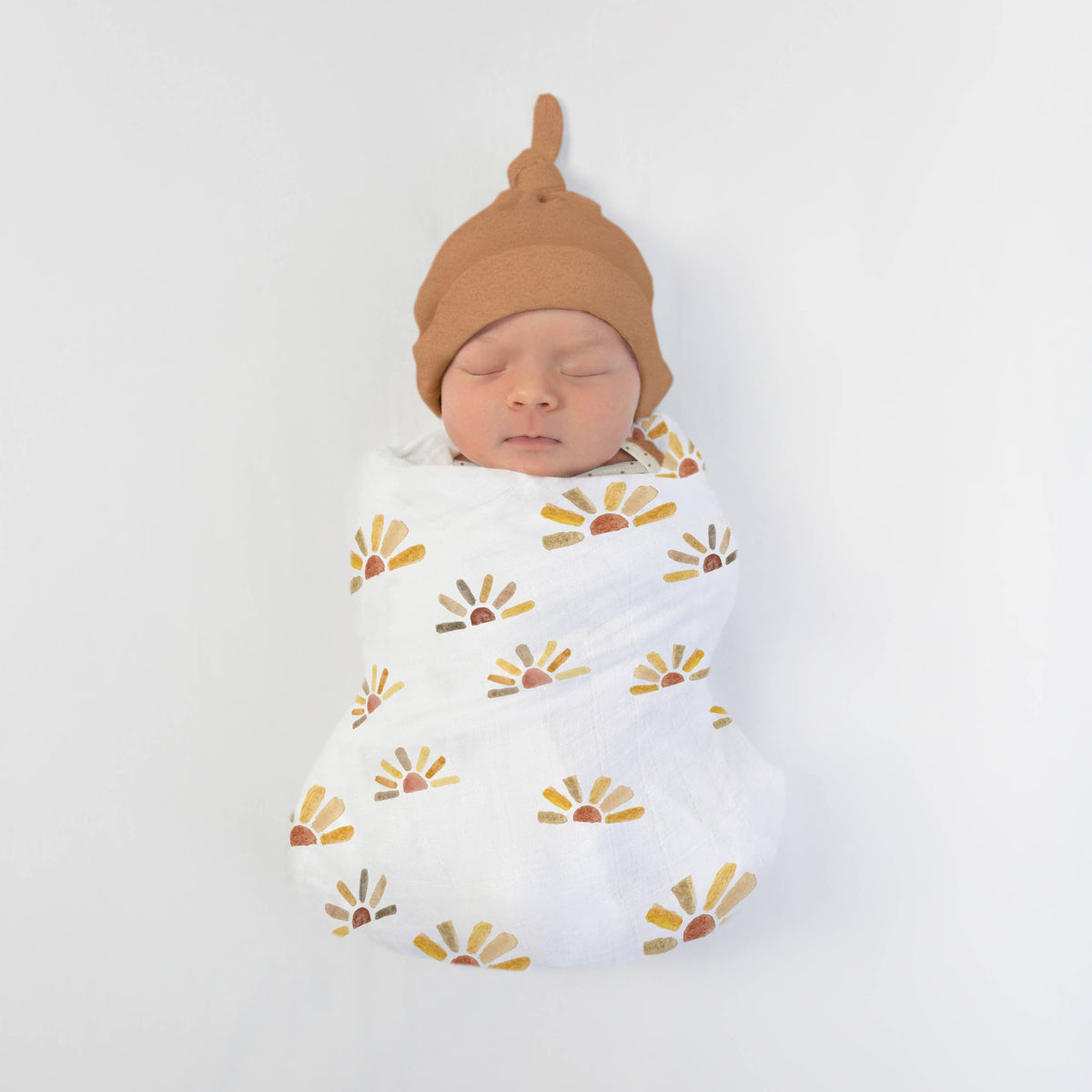 Muslin Swaddles, Set of 3, Watercolor Sunny Days