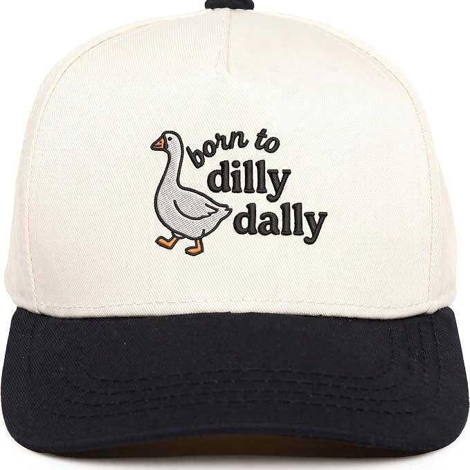 Toddler Baseball Hat - Born To Dilly Dally