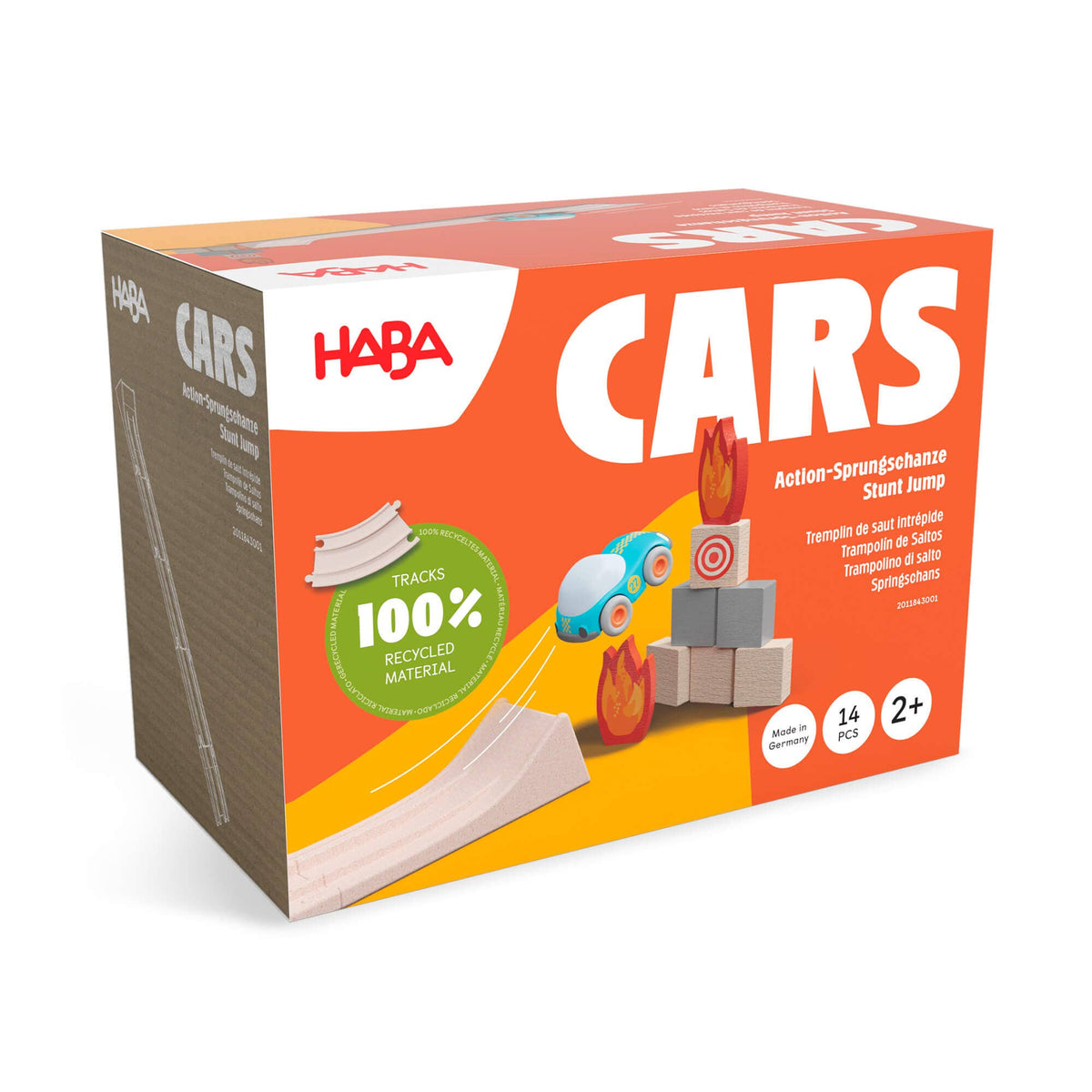 Wooden Car & Track Stunt Jump
