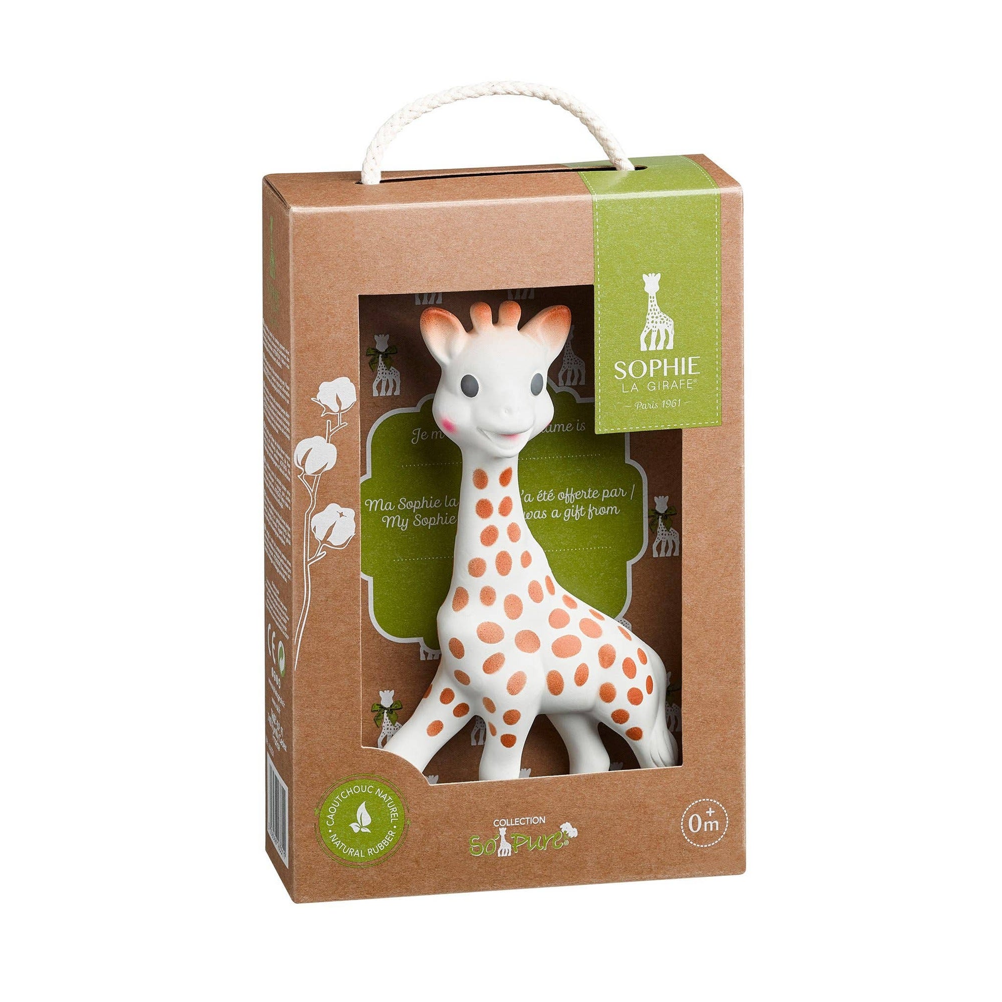 Sophie La Girafe Natural Rubber Teether - Baby Dill